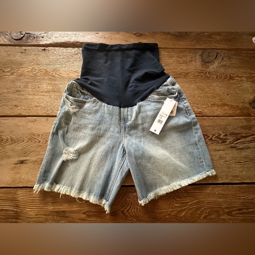 Joe’s Jeans maternity jean shorts